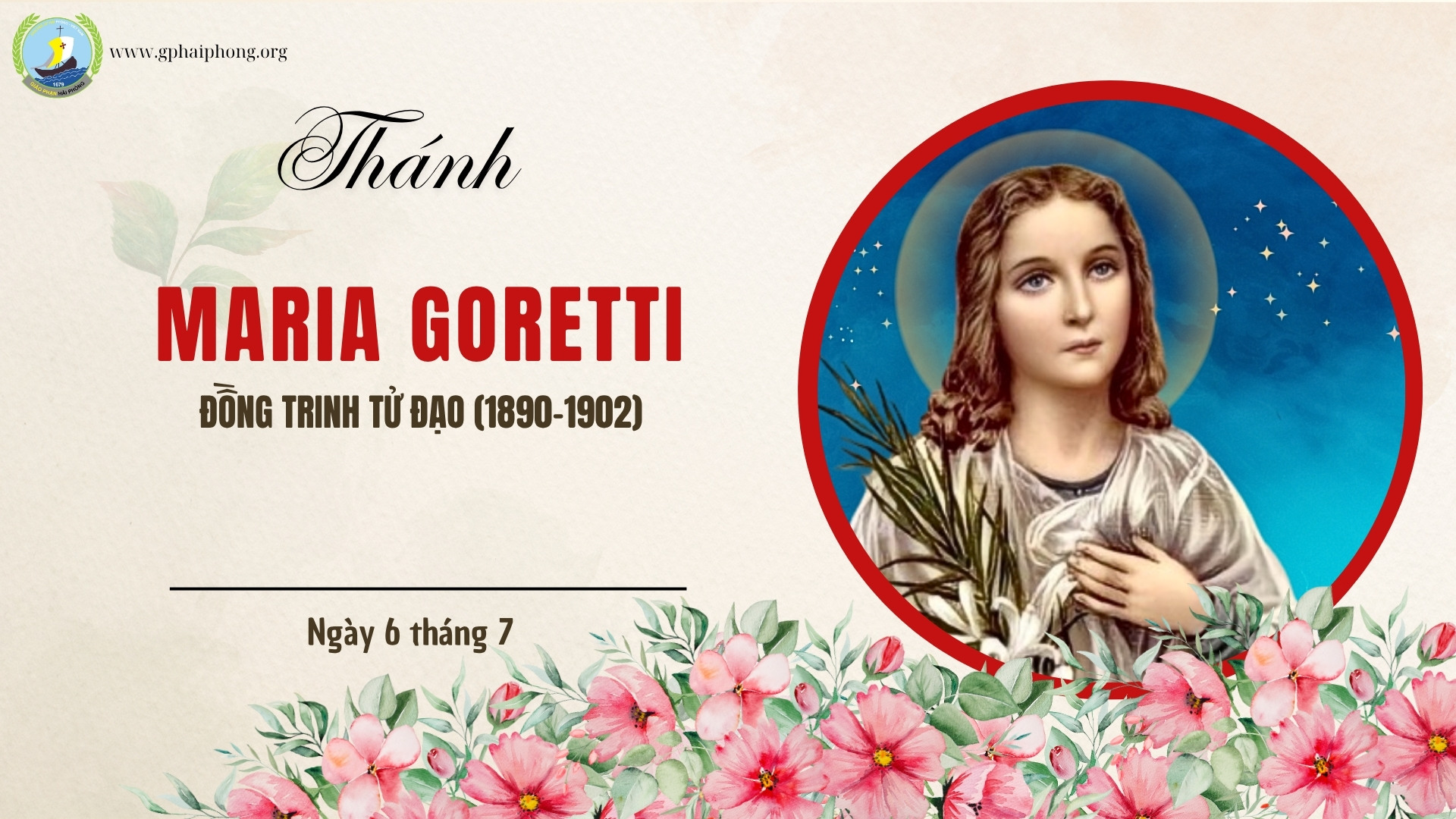 Thánh Maria Goretti, Ðồng Trinh Tử Ðạo (1890-1902)